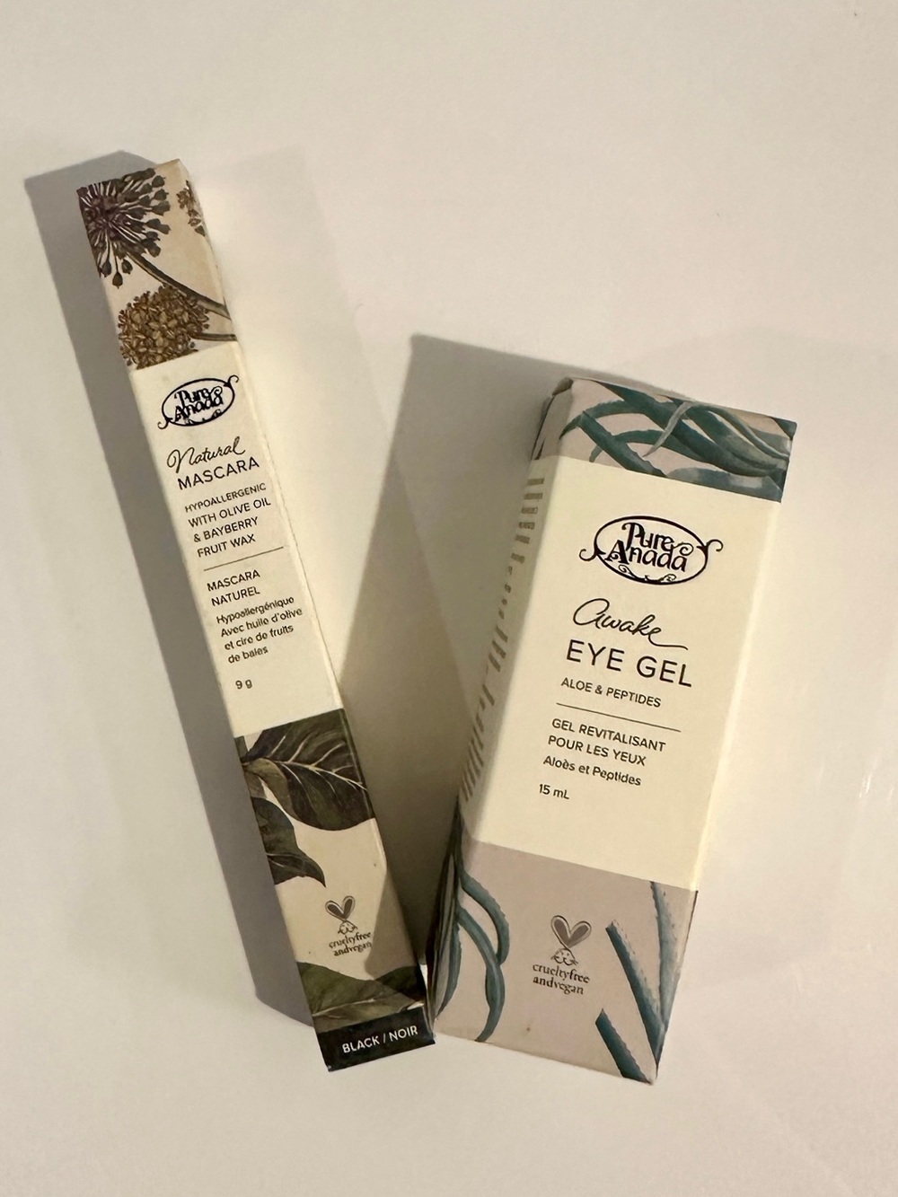Pure Anada Mascara + Awake Eye Gel Set NEW